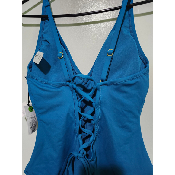 Women's Shade & Shore Swimsuit Size L Blue - Picture 6 of 6